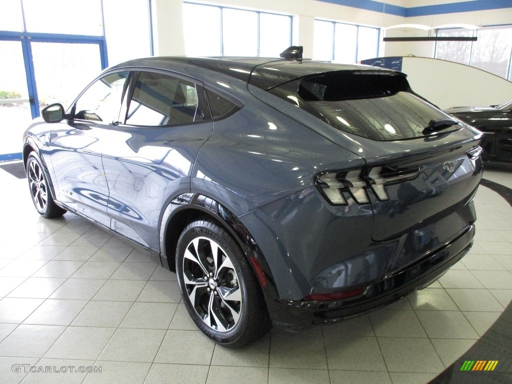 Infinite Blue Metallic 2021 Ford Mustang Mach-E Premium eAWD Exterior Photo #143940737