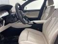 Ivory White/Black Front Seat Photo for 2022 BMW 5 Series #143940809