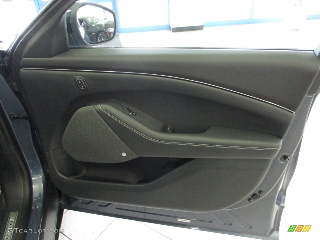 2021 Ford Mustang Mach-E Premium eAWD Black Onyx Door Panel Photo #143940821