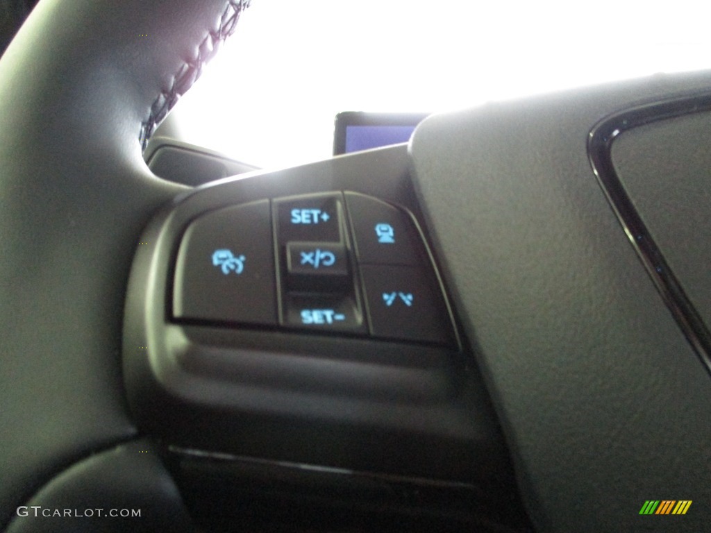 2021 Ford Mustang Mach-E Premium eAWD Black Onyx Steering Wheel Photo #143941139