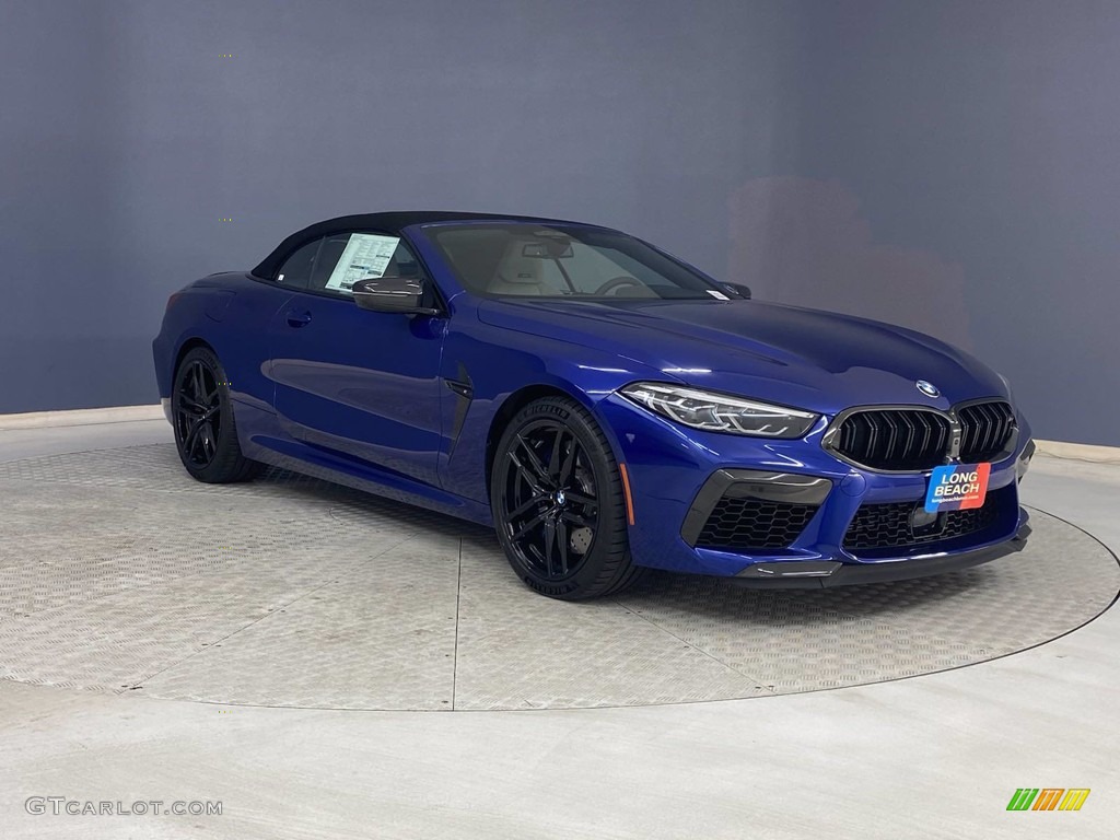 Marina Bay Blue Metallic 2022 BMW M8 Competition Convertible Exterior Photo #143941148
