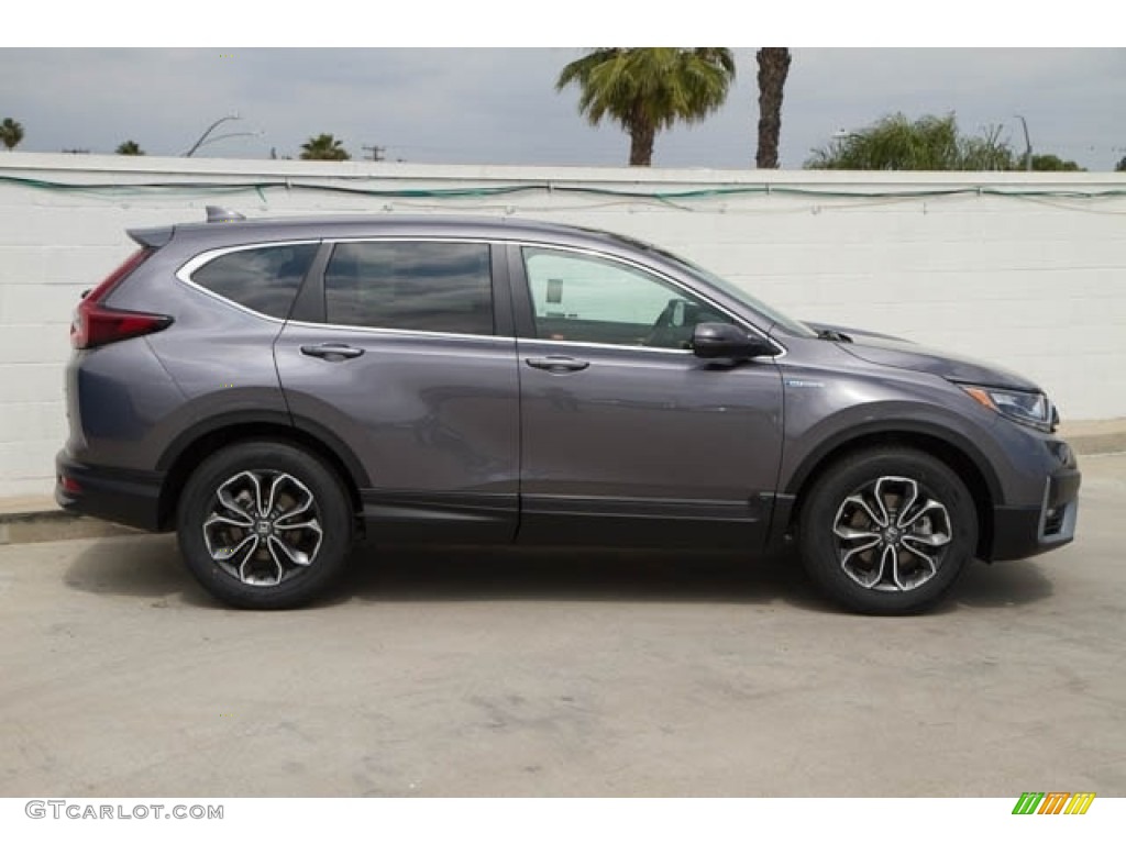 Modern Steel Metallic 2022 Honda CR-V EX AWD Hybrid Exterior Photo #143941864