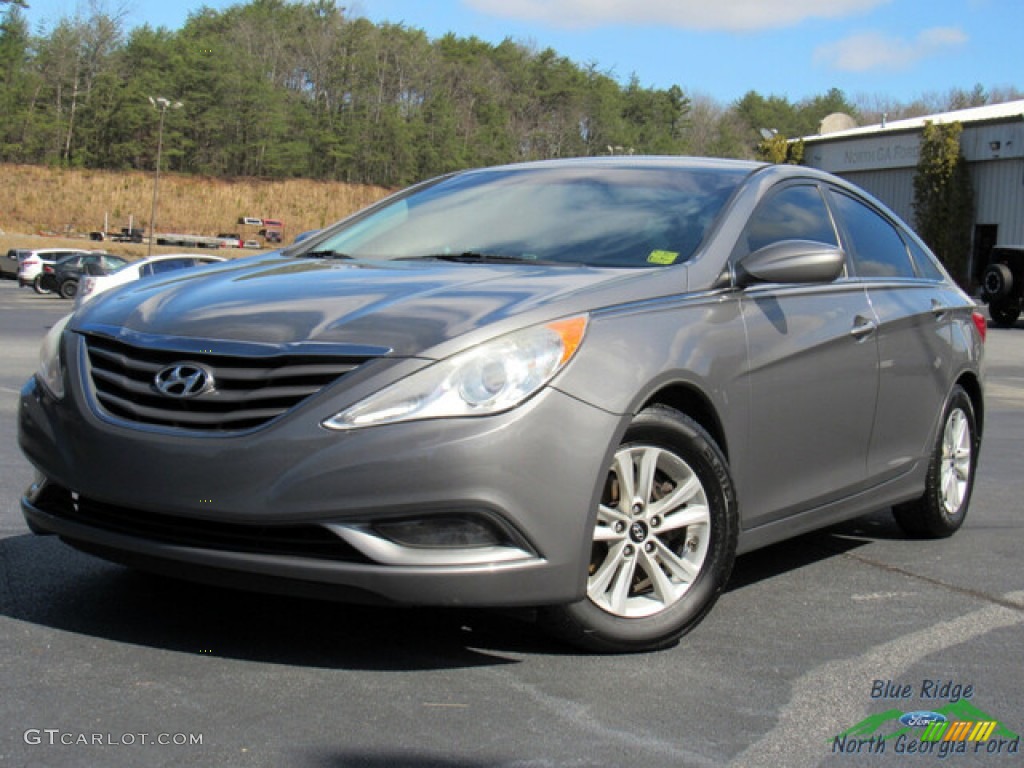 2013 Sonata GLS - Harbor Gray Metallic / Gray photo #1