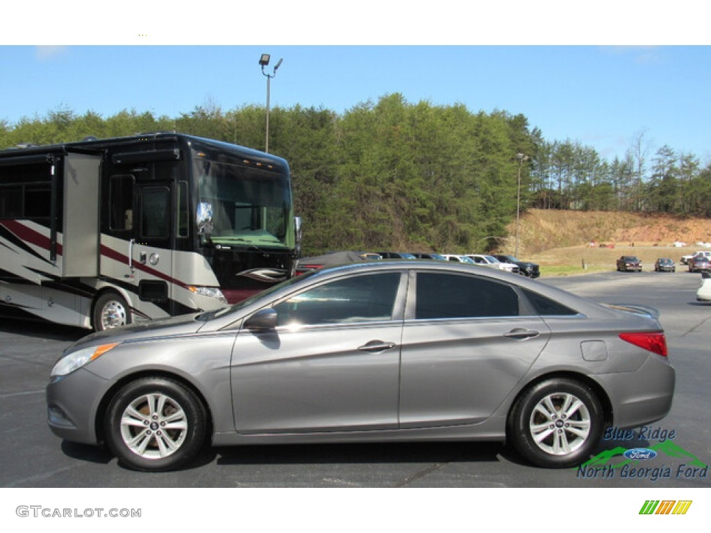 2013 Sonata GLS - Harbor Gray Metallic / Gray photo #2