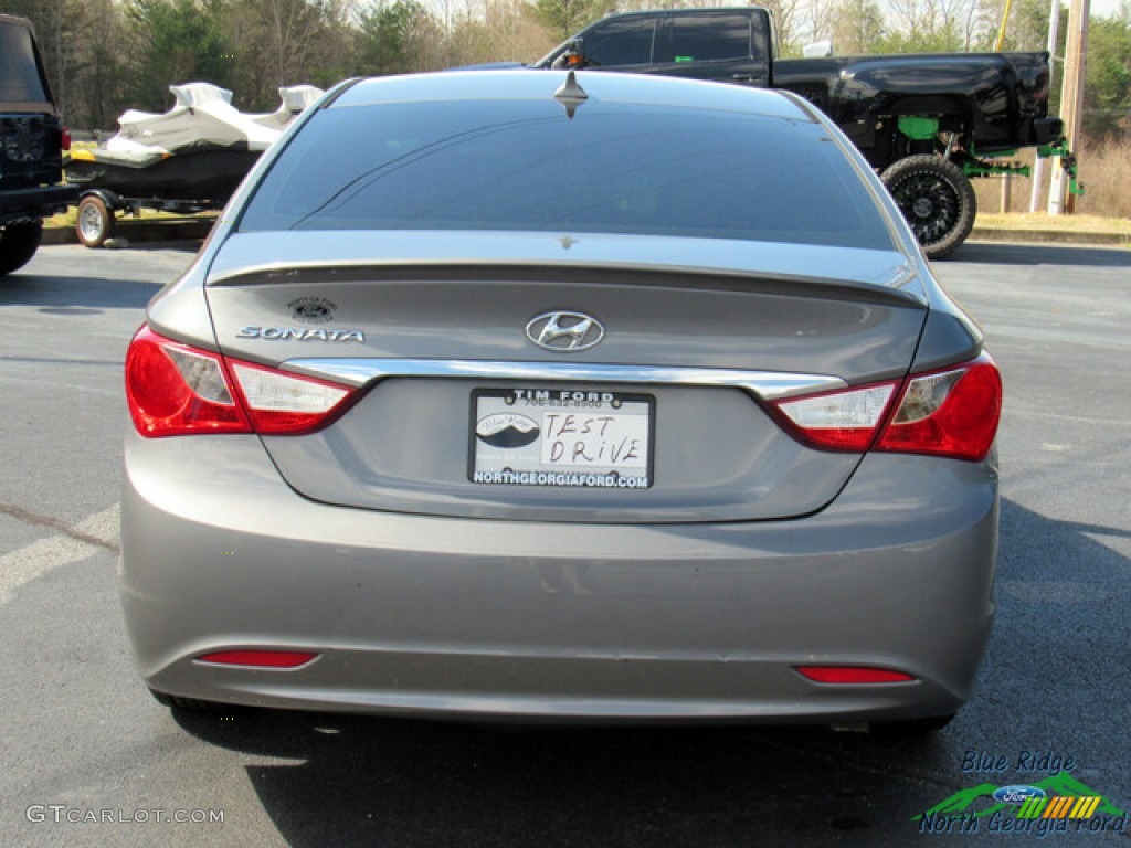 2013 Sonata GLS - Harbor Gray Metallic / Gray photo #4