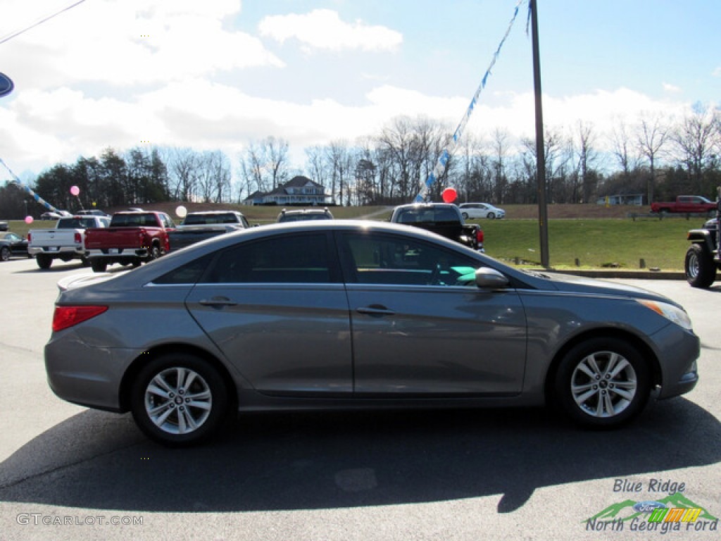 2013 Sonata GLS - Harbor Gray Metallic / Gray photo #6