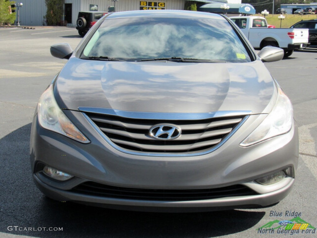 2013 Sonata GLS - Harbor Gray Metallic / Gray photo #8
