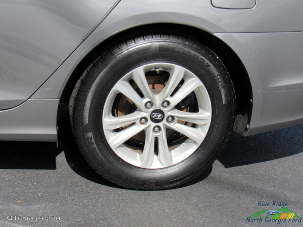 2013 Sonata GLS - Harbor Gray Metallic / Gray photo #9