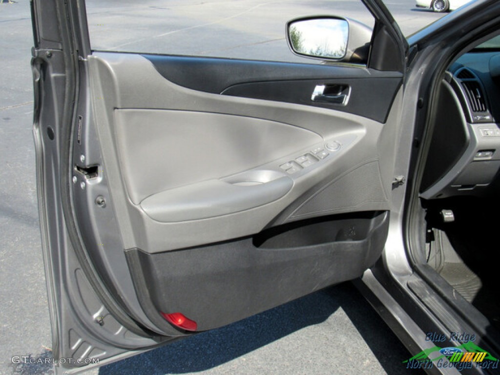 2013 Sonata GLS - Harbor Gray Metallic / Gray photo #10