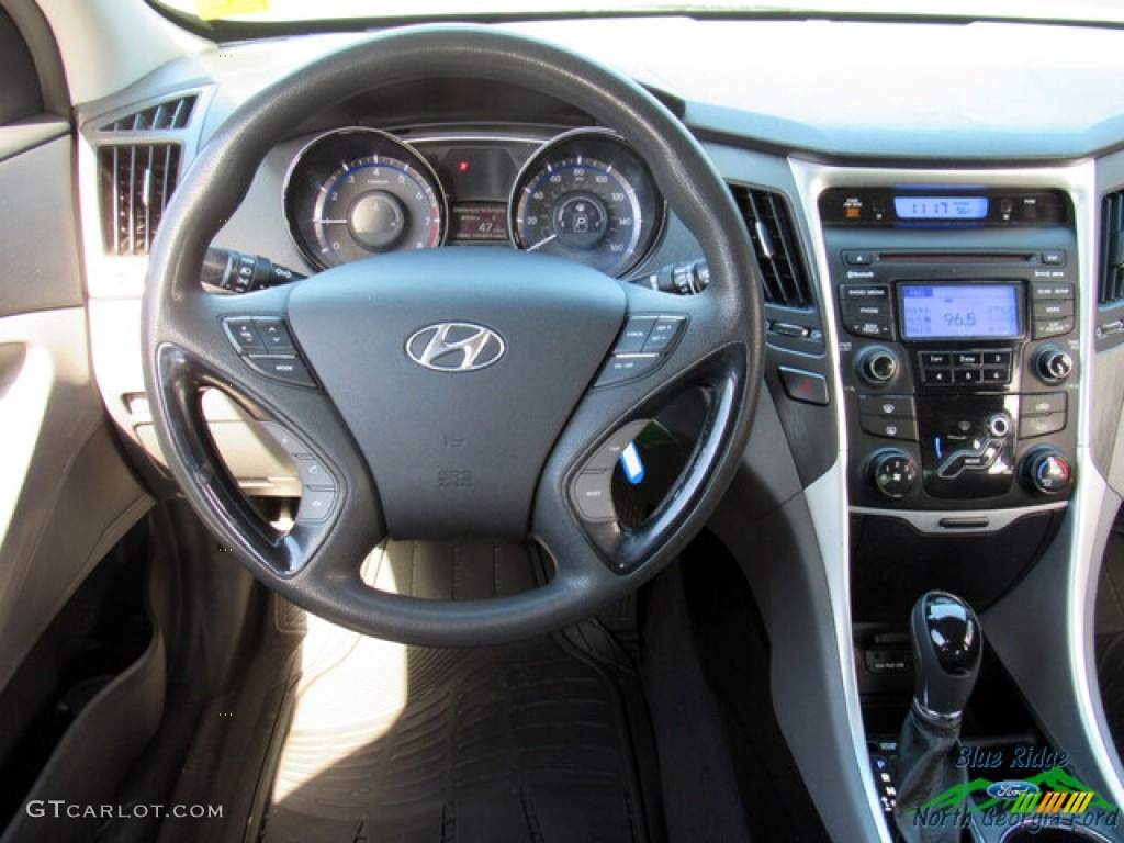 2013 Sonata GLS - Harbor Gray Metallic / Gray photo #14