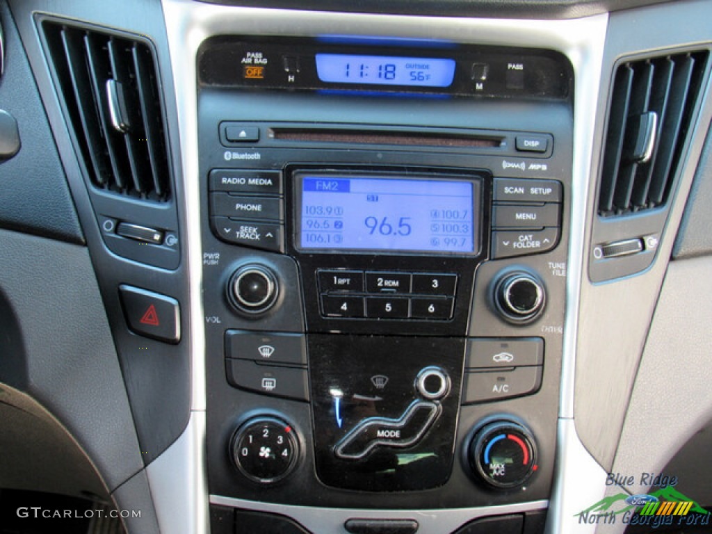 2013 Sonata GLS - Harbor Gray Metallic / Gray photo #17