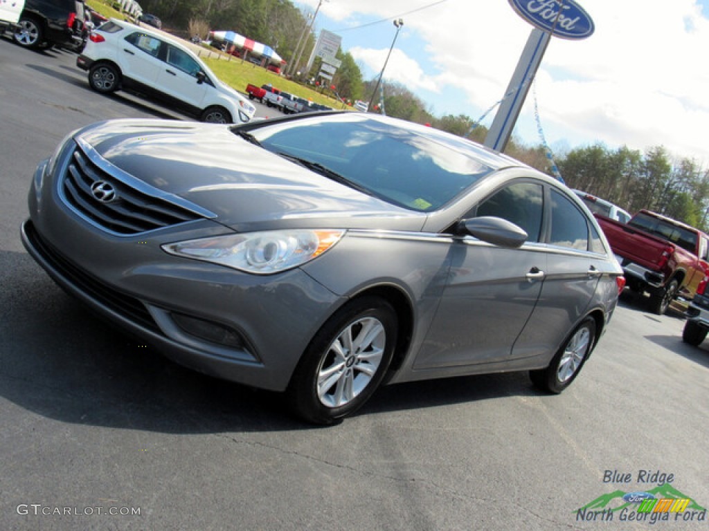 2013 Sonata GLS - Harbor Gray Metallic / Gray photo #21