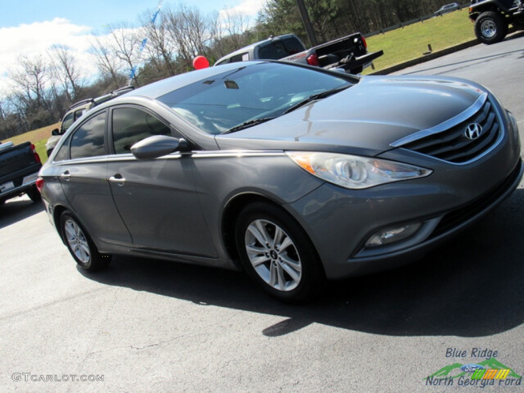 2013 Sonata GLS - Harbor Gray Metallic / Gray photo #22