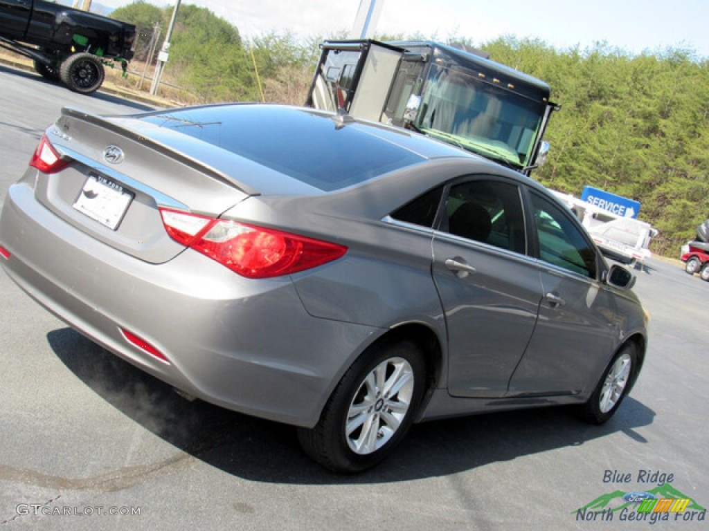 2013 Sonata GLS - Harbor Gray Metallic / Gray photo #23