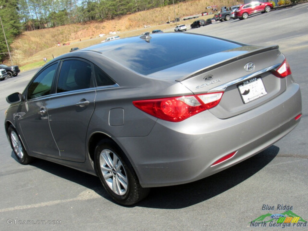 2013 Sonata GLS - Harbor Gray Metallic / Gray photo #24