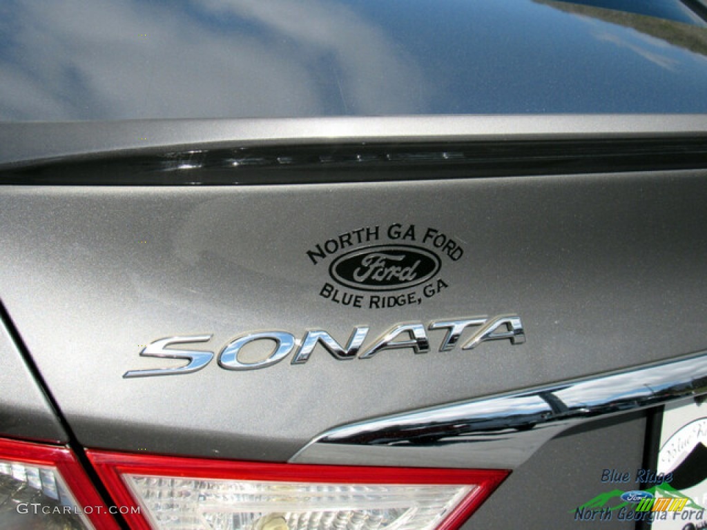 2013 Sonata GLS - Harbor Gray Metallic / Gray photo #25