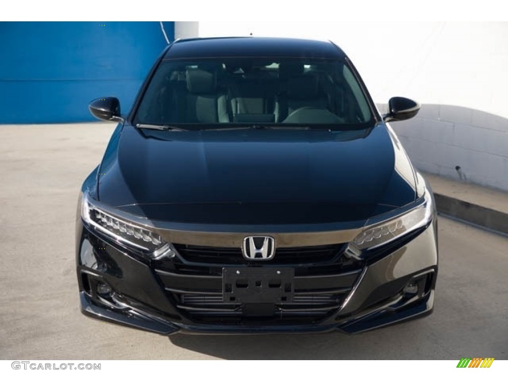 2022 Accord Sport Special Edition - Crystal Black Pearl / Black photo #3