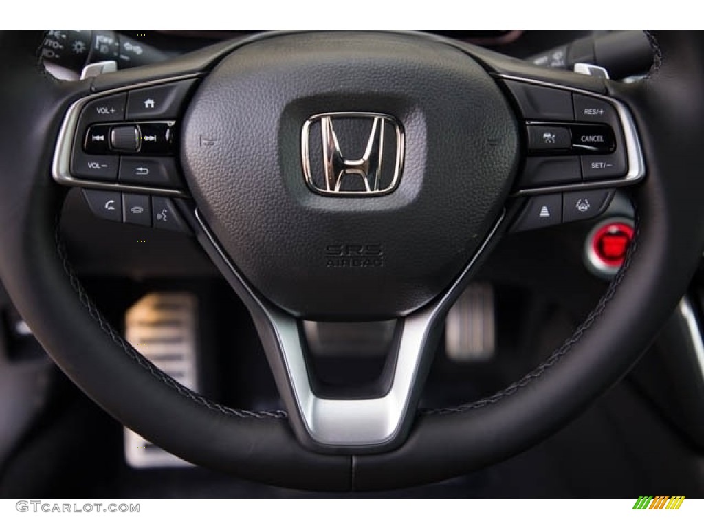 2022 Honda Accord Sport Black Steering Wheel Photo #143942983