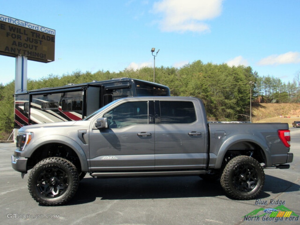 2021 F150 Lariat Tuscany Badlander SuperCrew 4x4 - Carbonized Gray / Black photo #2