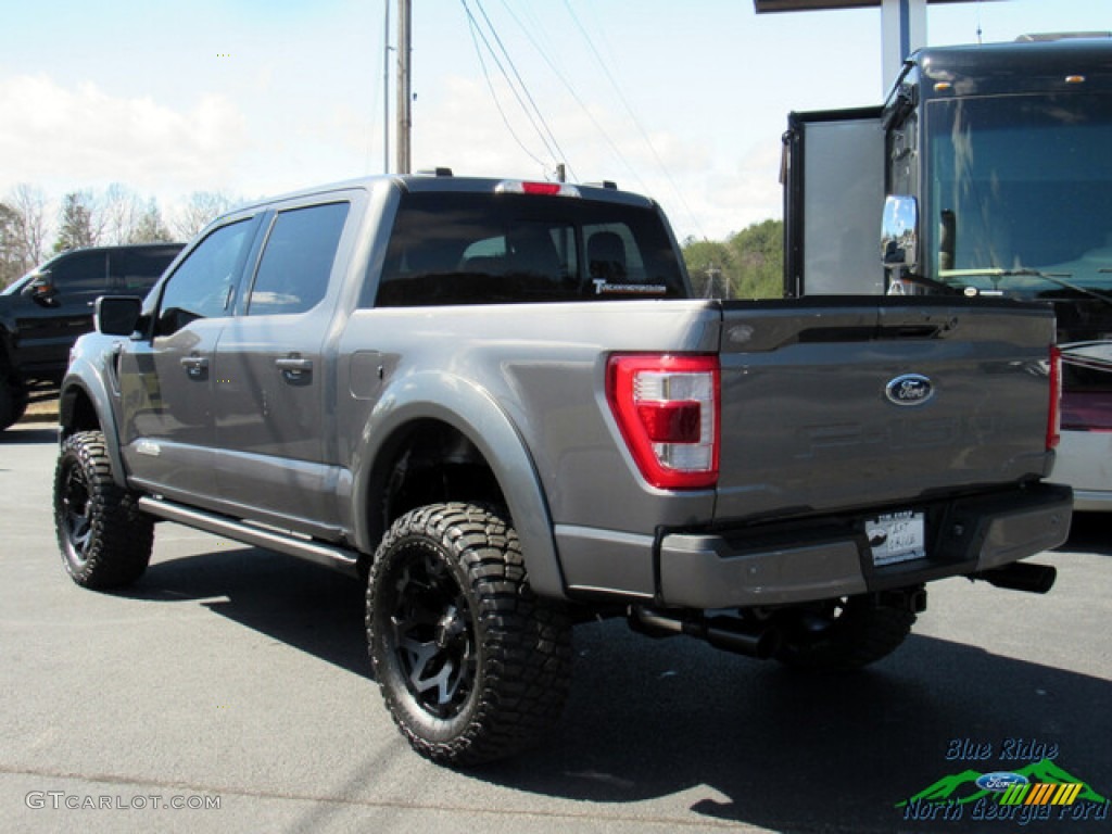 2021 F150 Lariat Tuscany Badlander SuperCrew 4x4 - Carbonized Gray / Black photo #3