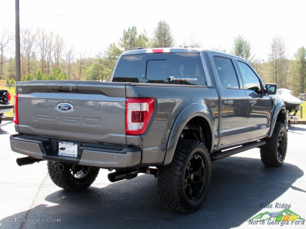 2021 F150 Lariat Tuscany Badlander SuperCrew 4x4 - Carbonized Gray / Black photo #5