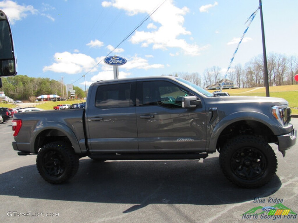 2021 F150 Lariat Tuscany Badlander SuperCrew 4x4 - Carbonized Gray / Black photo #6