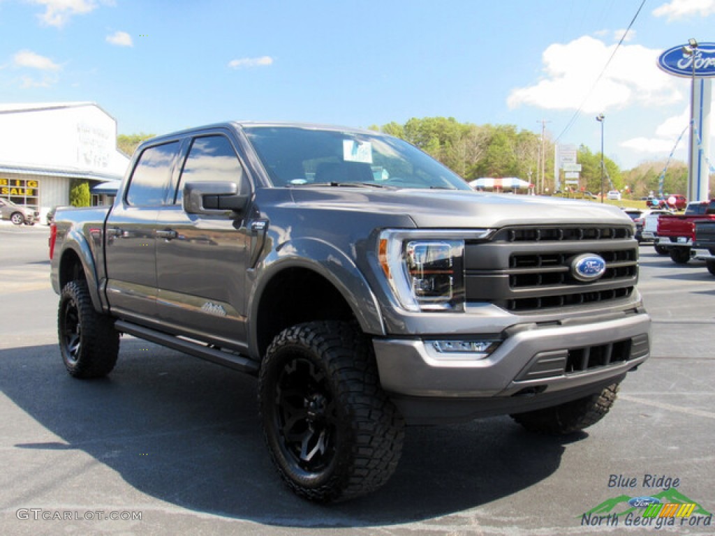 2021 F150 Lariat Tuscany Badlander SuperCrew 4x4 - Carbonized Gray / Black photo #7