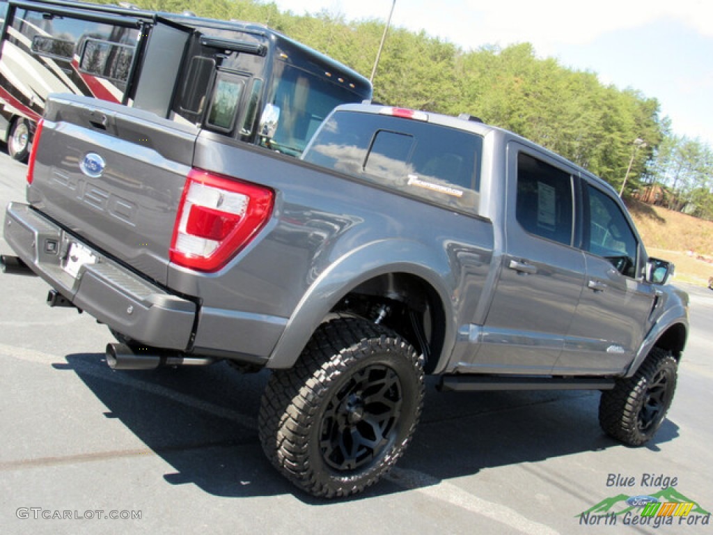 2021 F150 Lariat Tuscany Badlander SuperCrew 4x4 - Carbonized Gray / Black photo #32