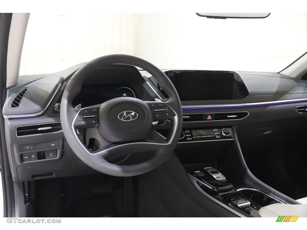 2022 Hyundai Sonata Limited Gray Dashboard Photo #143943747
