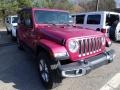 2022 Snazzberry Pearl Jeep Wrangler Unlimited Sahara 4x4  photo #2