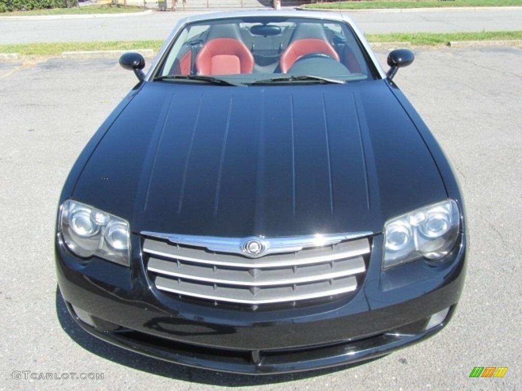 2005 Crossfire Limited Roadster - Black / Dark Slate Grey/Cedar photo #5