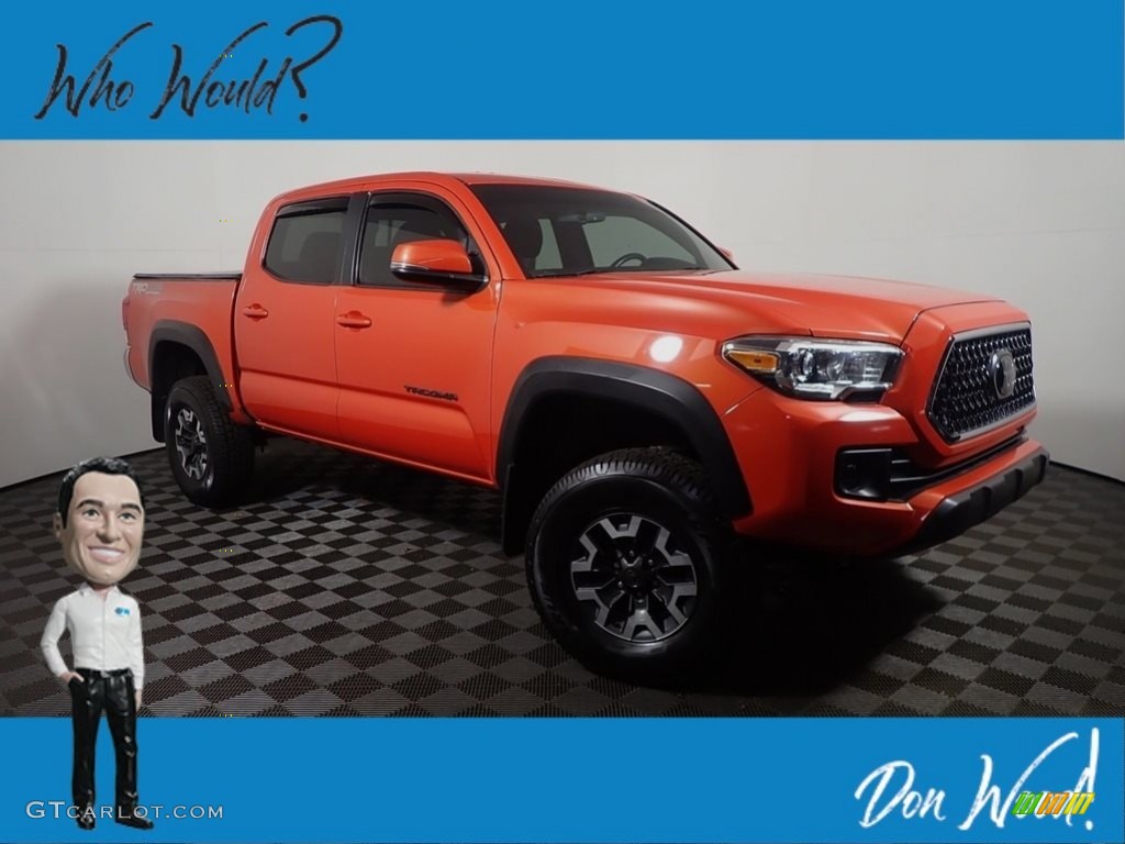 2017 Tacoma TRD Off Road Double Cab 4x4 - Inferno Orange / TRD Black/Orange photo #1
