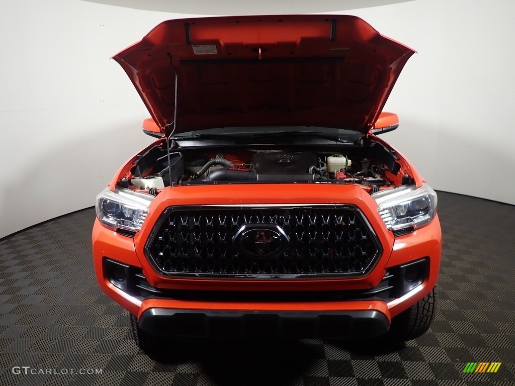 2017 Tacoma TRD Off Road Double Cab 4x4 - Inferno Orange / TRD Black/Orange photo #7