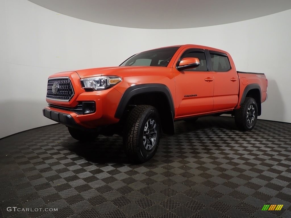 2017 Tacoma TRD Off Road Double Cab 4x4 - Inferno Orange / TRD Black/Orange photo #9