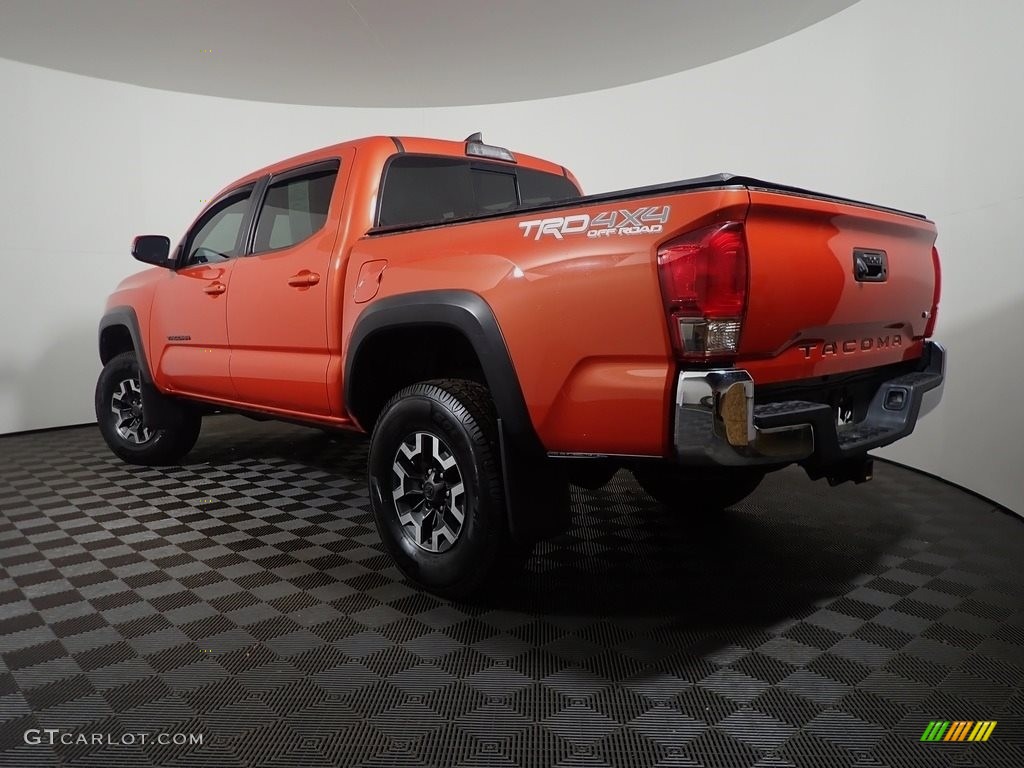 2017 Tacoma TRD Off Road Double Cab 4x4 - Inferno Orange / TRD Black/Orange photo #12