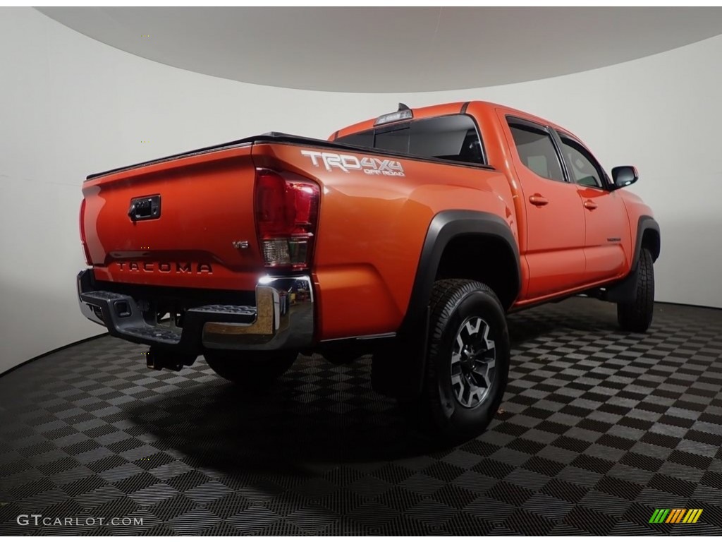 2017 Tacoma TRD Off Road Double Cab 4x4 - Inferno Orange / TRD Black/Orange photo #16