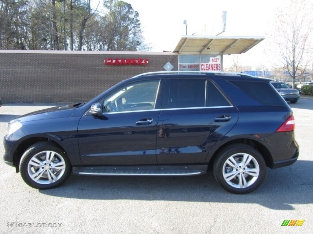 2015 ML 350 4Matic - Lunar Blue Metallic / Almond Beige/Mocha photo #7
