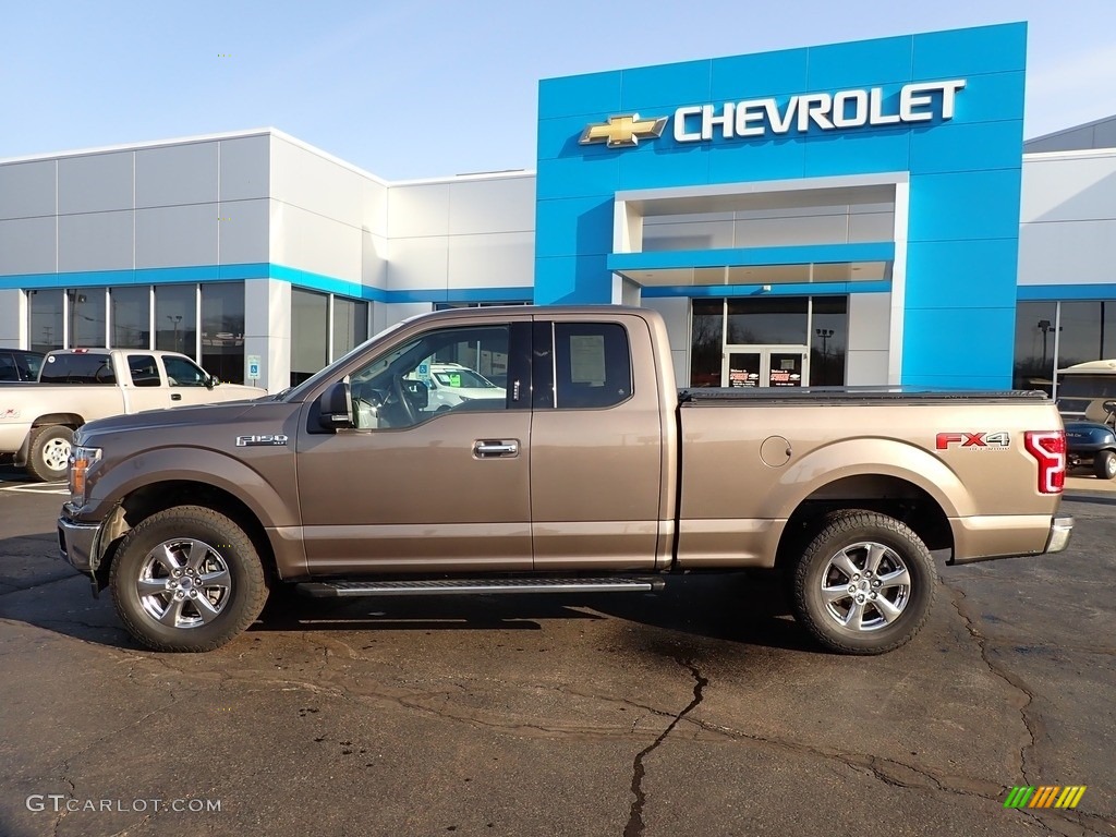 2019 F150 XLT SuperCab 4x4 - Stone Gray / Earth Gray photo #3