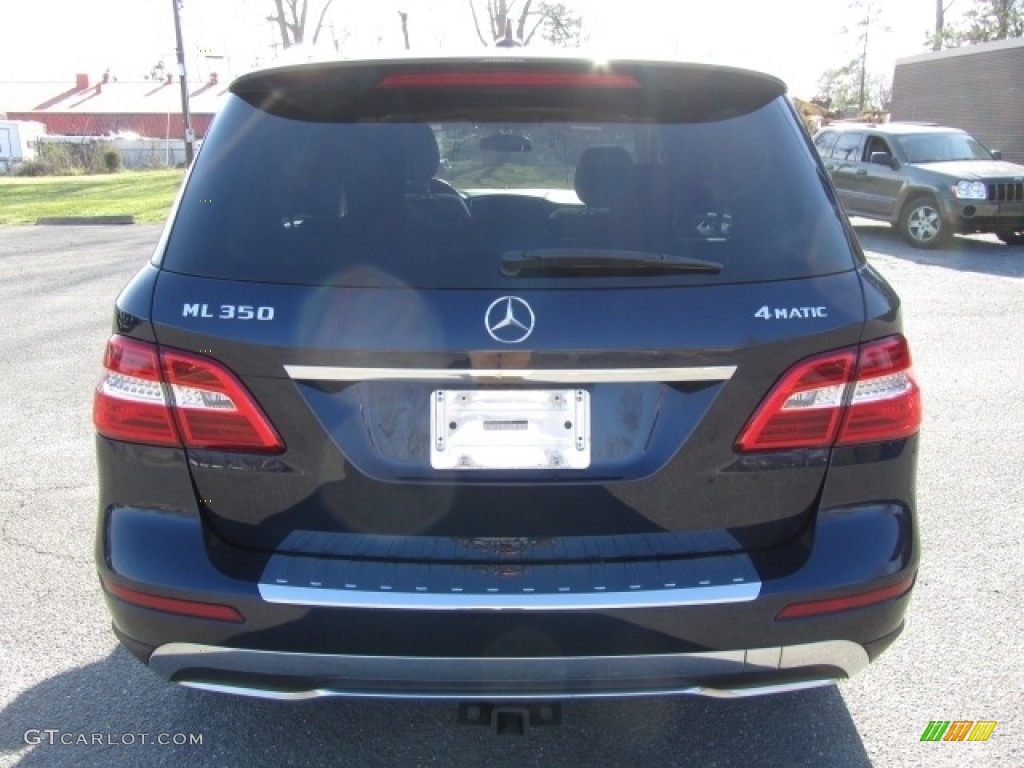 2015 ML 350 4Matic - Lunar Blue Metallic / Almond Beige/Mocha photo #9