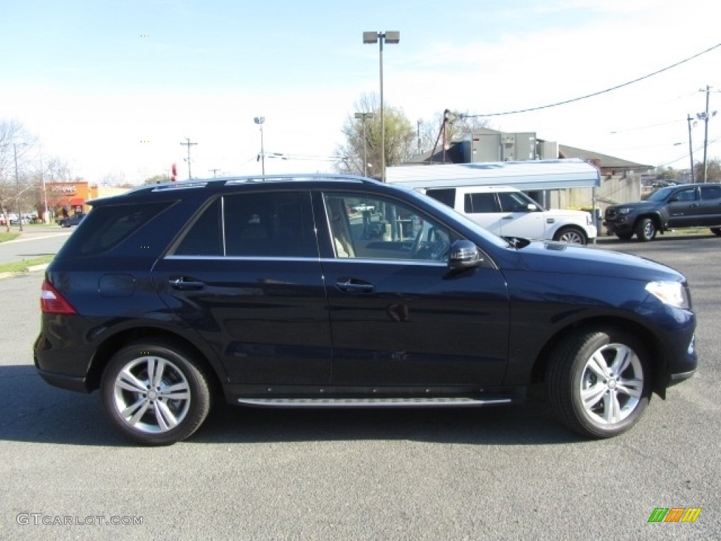 2015 ML 350 4Matic - Lunar Blue Metallic / Almond Beige/Mocha photo #11