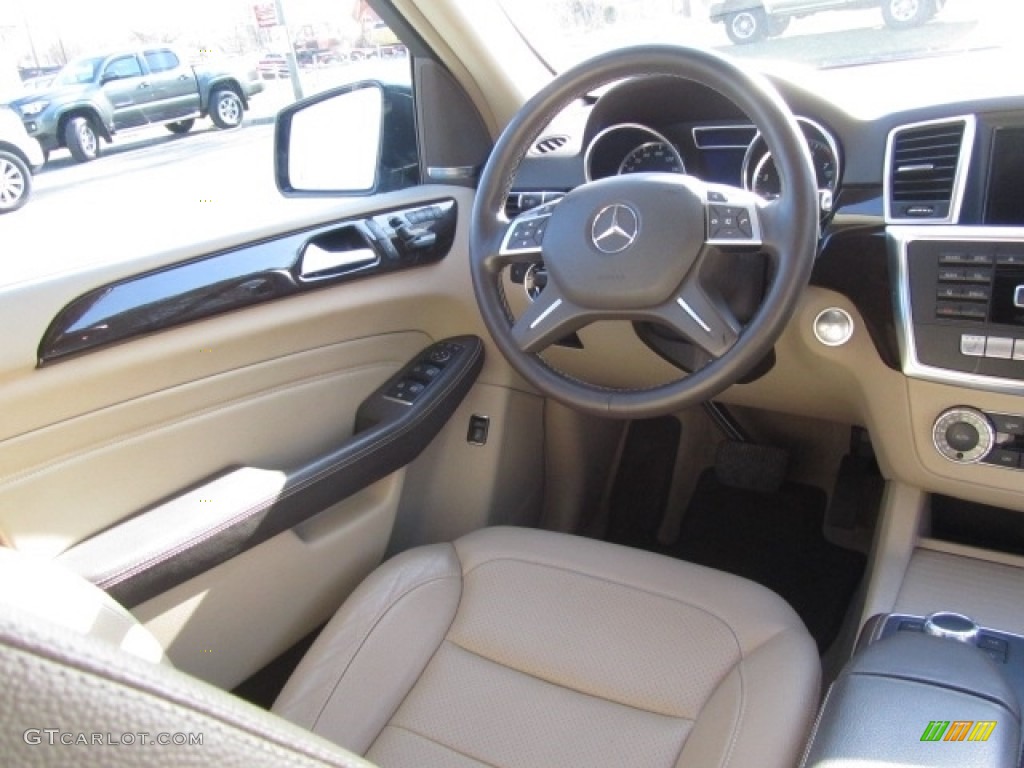 2015 ML 350 4Matic - Lunar Blue Metallic / Almond Beige/Mocha photo #12