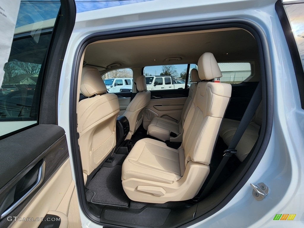 Global Black/Wicker Beige Interior 2022 Jeep Grand Cherokee L Limited 4x4 Photo #143945347