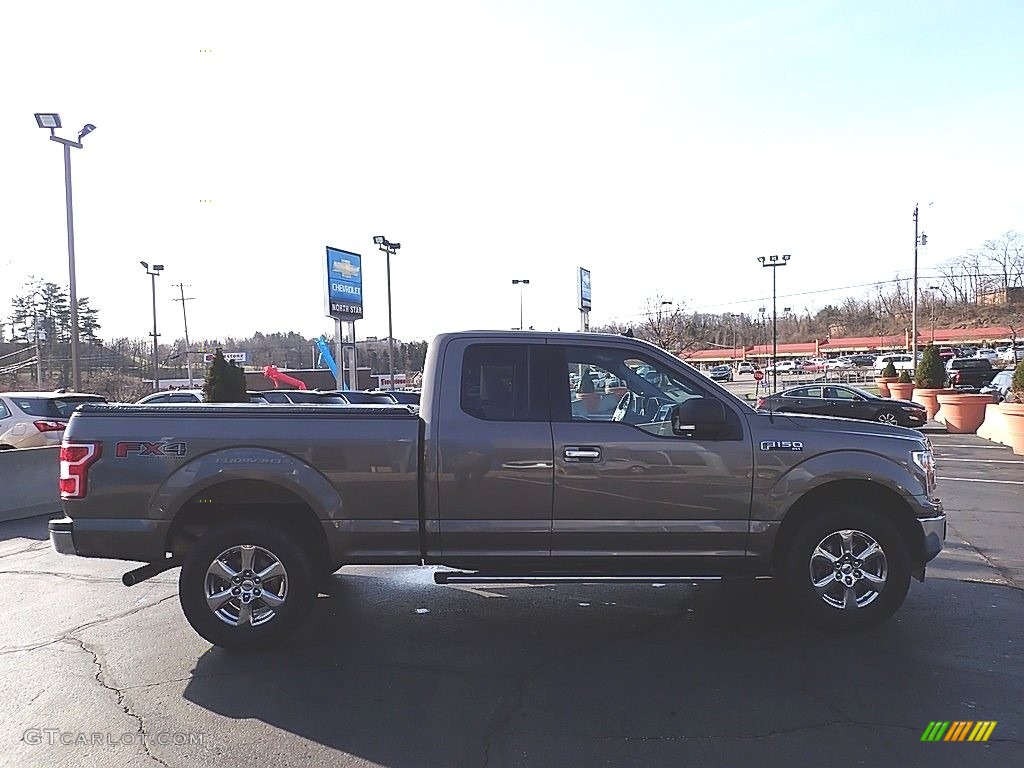 2019 F150 XLT SuperCab 4x4 - Stone Gray / Earth Gray photo #9