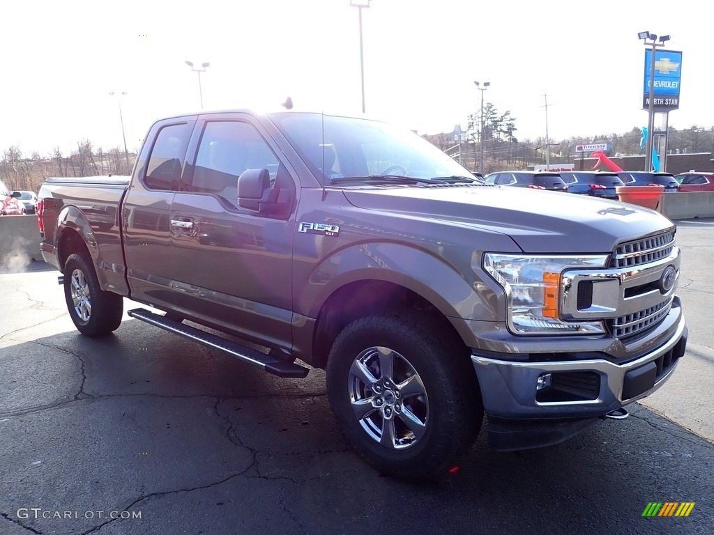 2019 F150 XLT SuperCab 4x4 - Stone Gray / Earth Gray photo #10