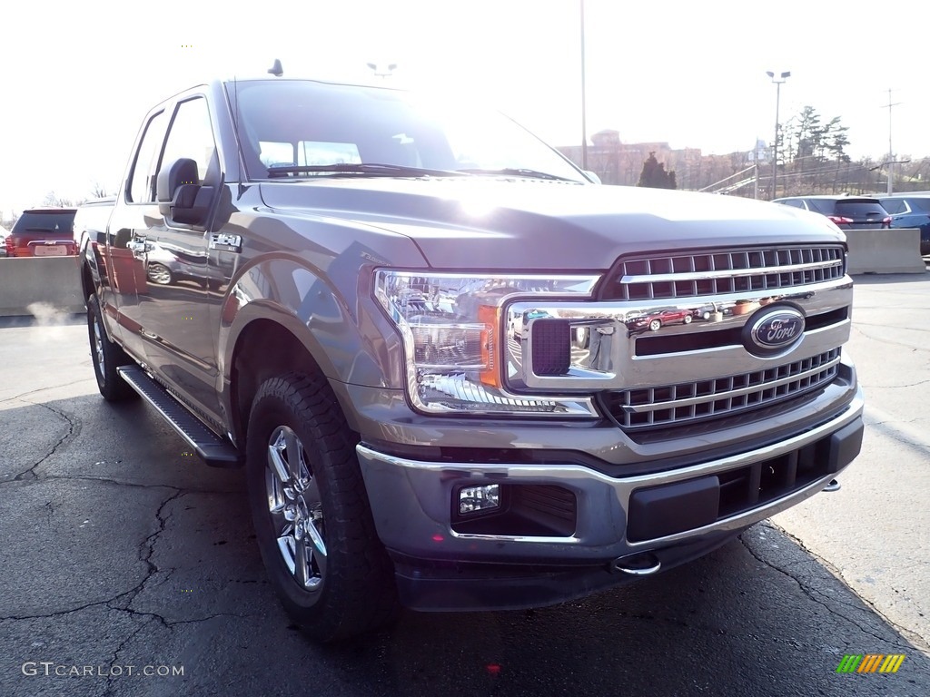 2019 F150 XLT SuperCab 4x4 - Stone Gray / Earth Gray photo #11