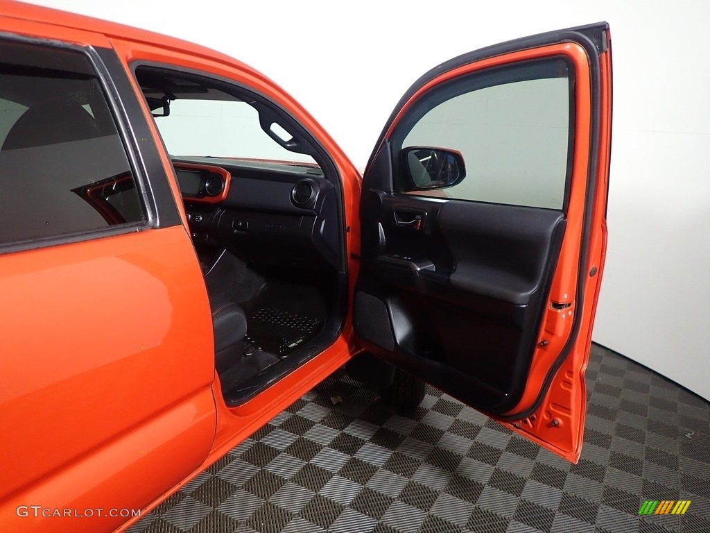 2017 Tacoma TRD Off Road Double Cab 4x4 - Inferno Orange / TRD Black/Orange photo #39