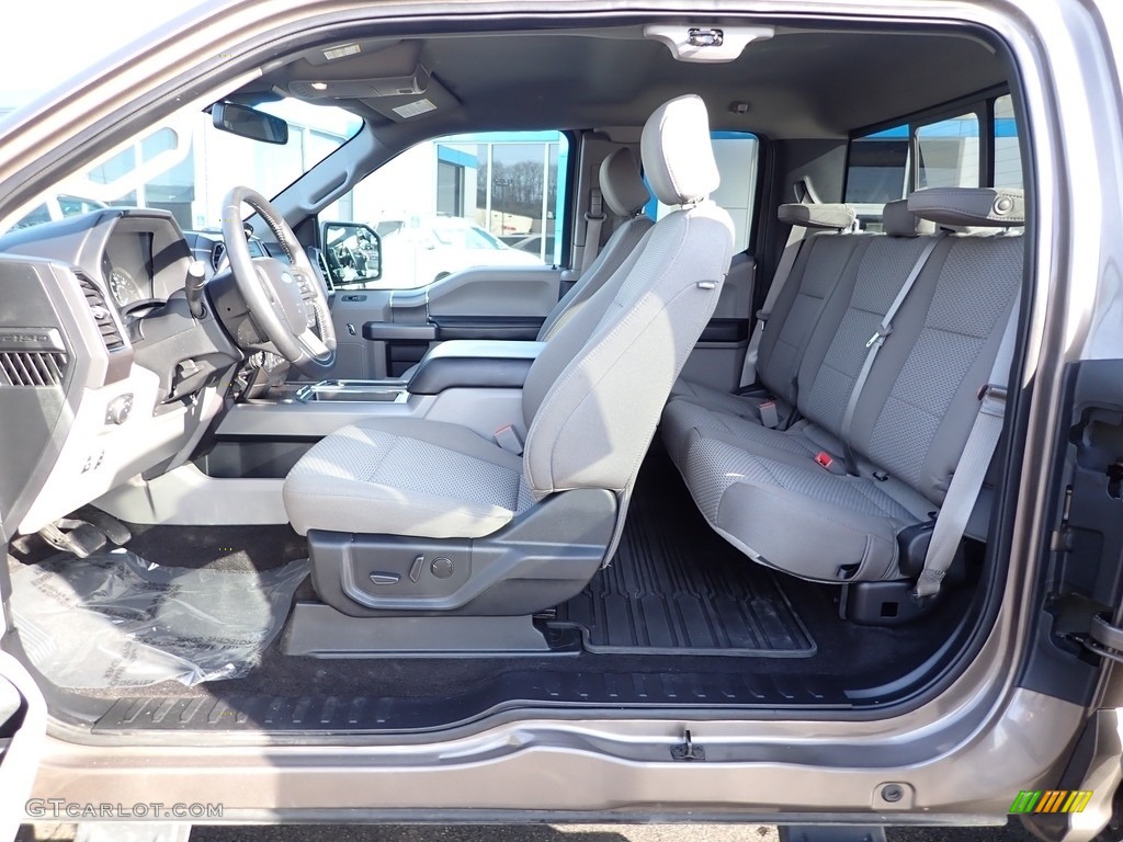 2019 F150 XLT SuperCab 4x4 - Stone Gray / Earth Gray photo #22