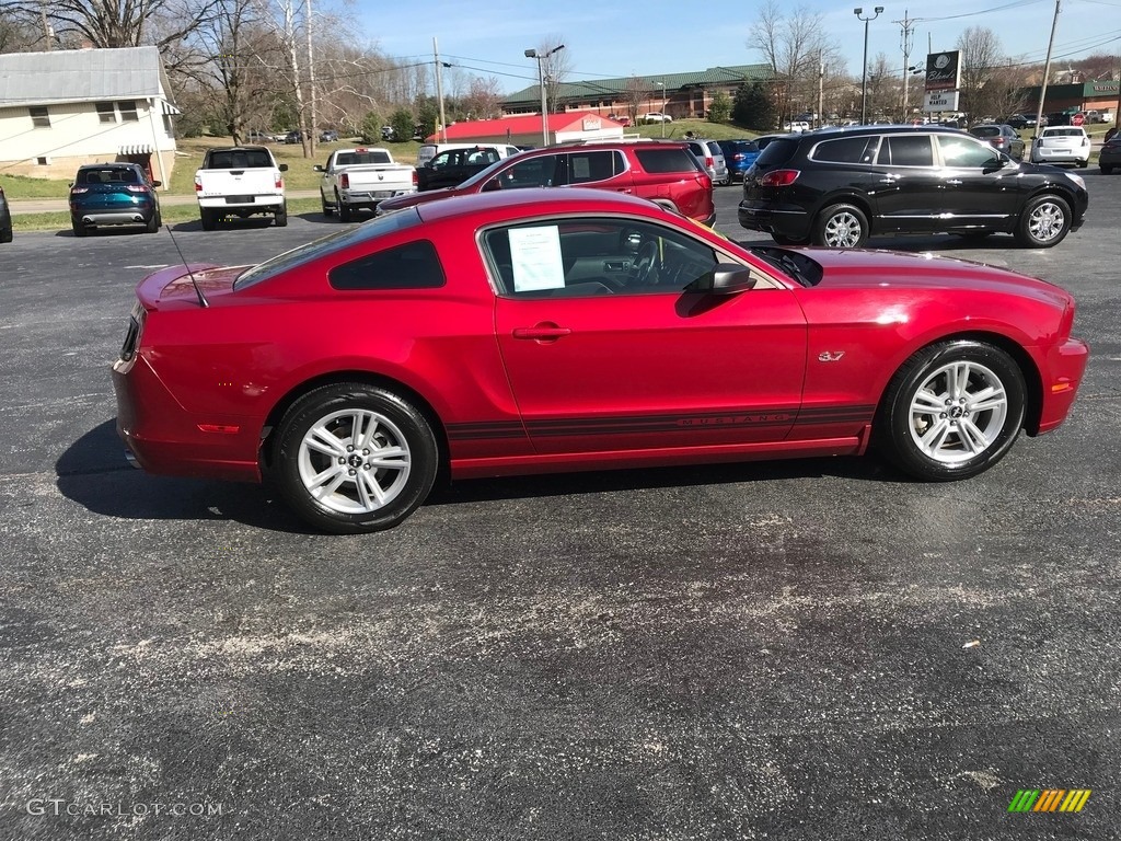 2013 Mustang V6 Coupe - Red Candy Metallic / Charcoal Black photo #7