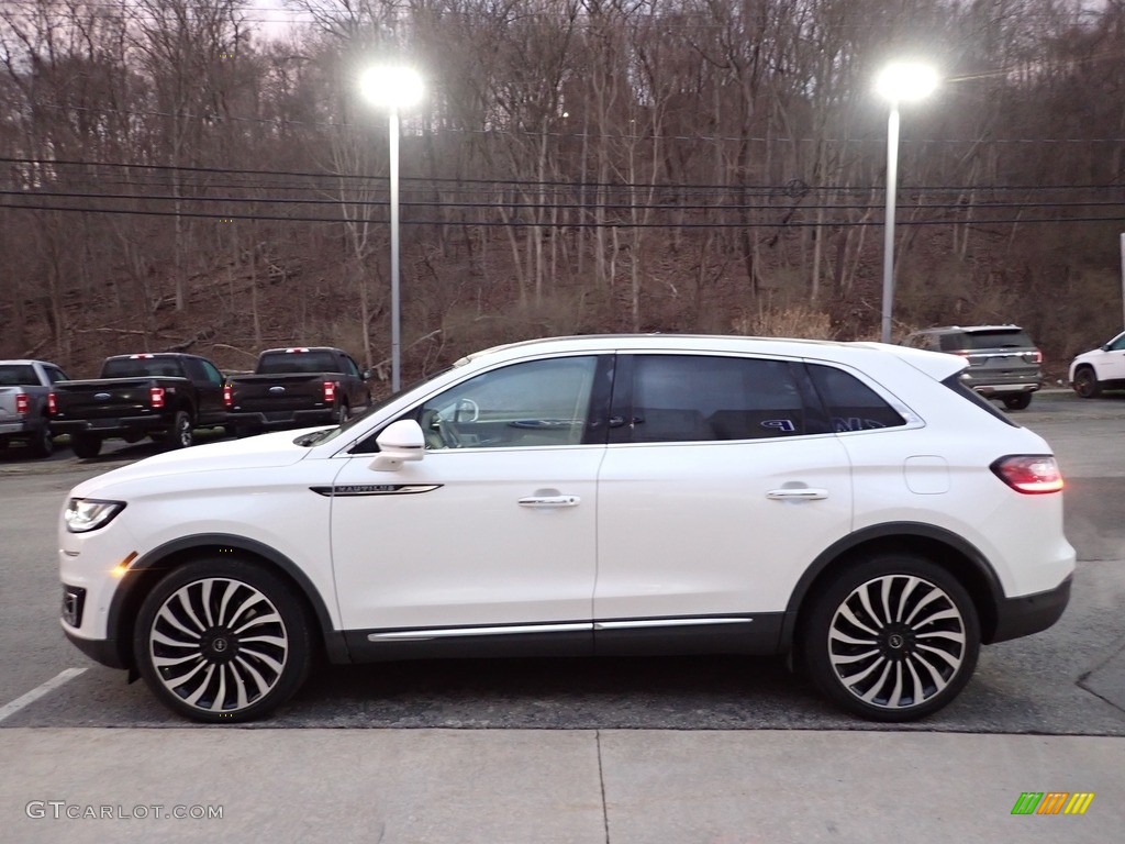 White Platinum 2019 Lincoln Nautilus Black Label AWD Exterior Photo #143946331