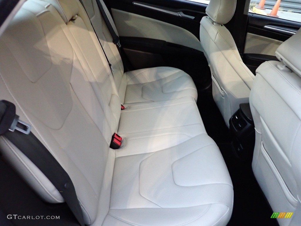 2016 Ford Fusion Hybrid Titanium Rear Seat Photo #143947078